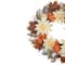 Orange and Cream Floral Fall Harvest Artificial Wreath 22"